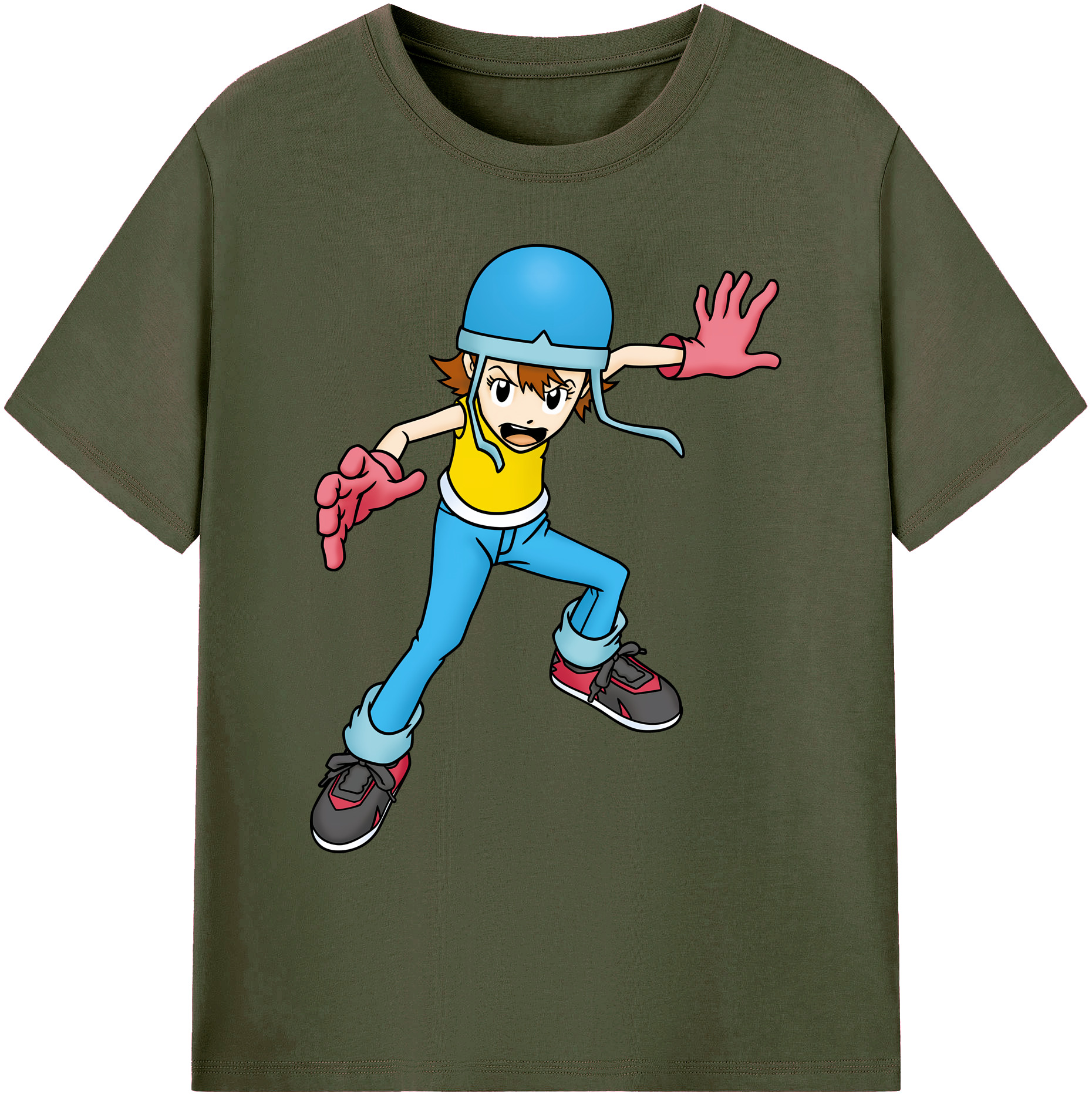 （画像用） Digimon デジタルモンスター/デジモン 綿100％ メンズ半袖Tシャツ｜肌触りやわらか＆通気性